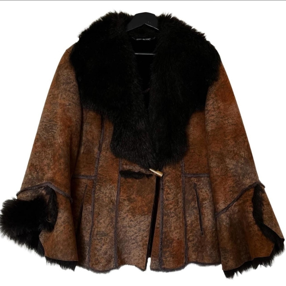 Faux Fur Suede Vintage Penny Lane coat